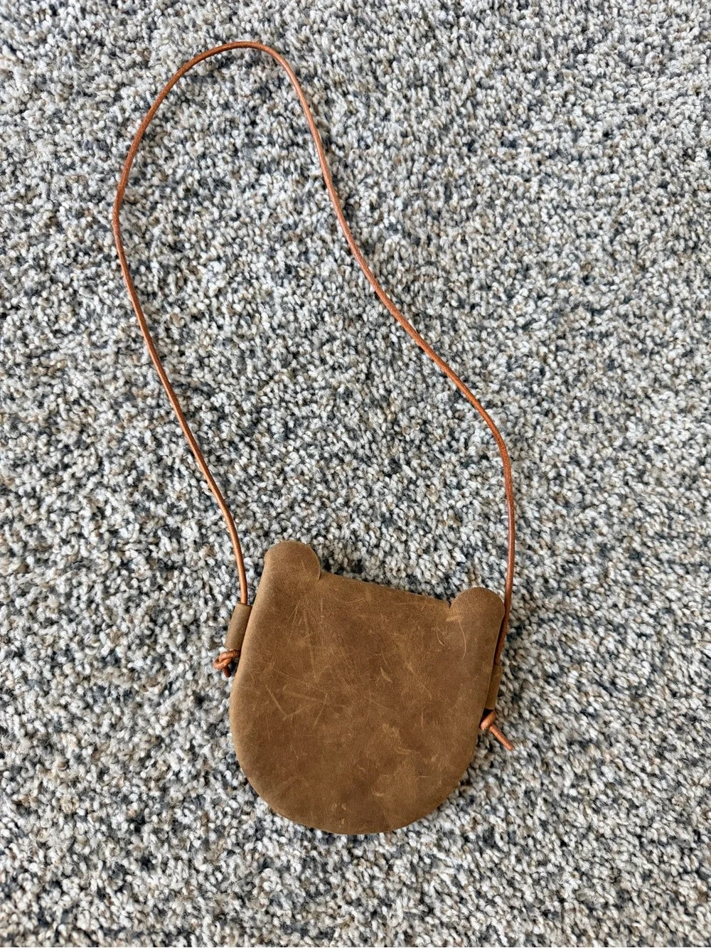Small Bear 🐻  Brown Leather Child’s Bag